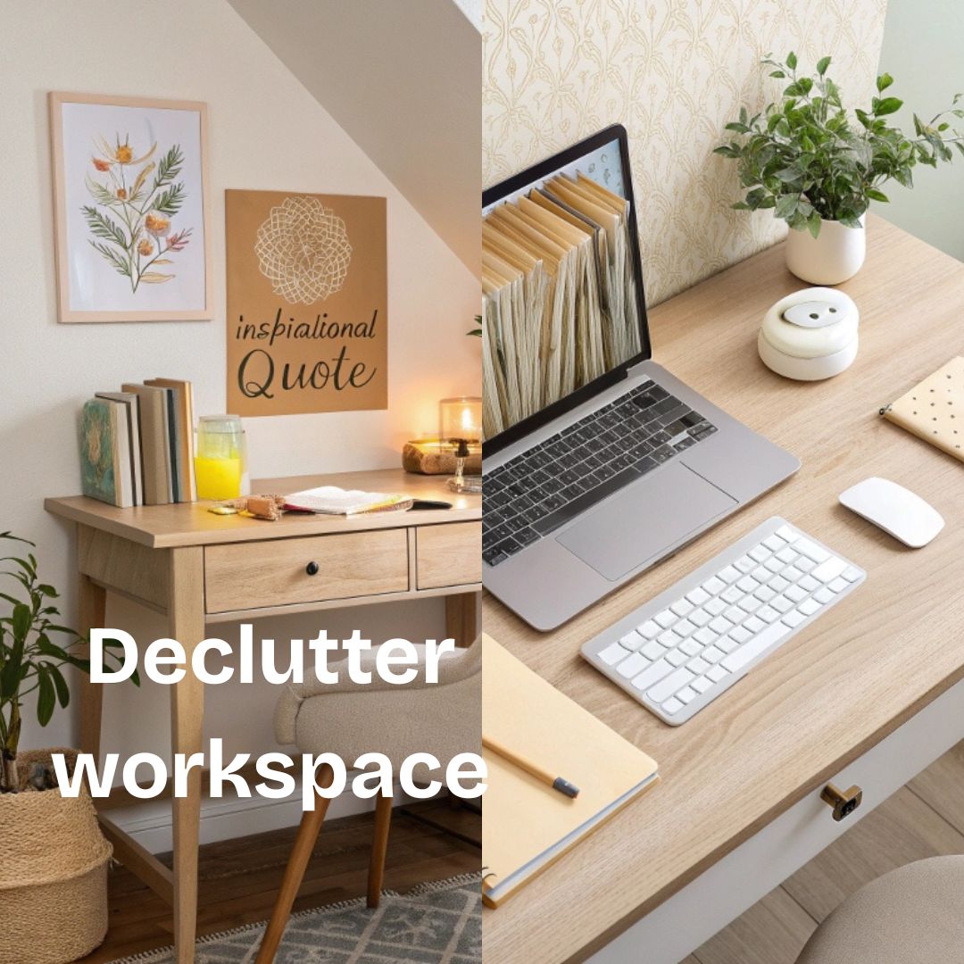 Declutter workspace