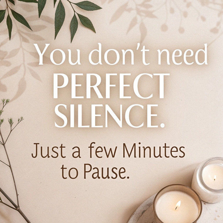 Inspirational Pinterest quote about meditation and self-care