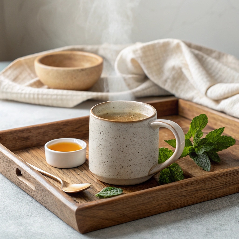 Relaxing tea ritual for daily stress relief